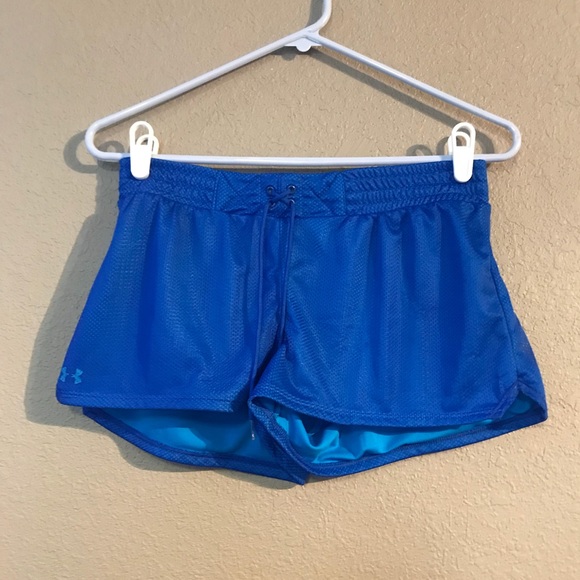 Under Armour Pants - (2/$15) Size S Women’s Under Armour Blue Athletic Shorts